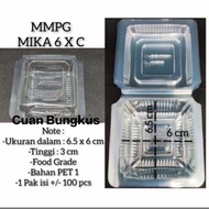 MMPG 6X Plastic Mica | 6XC @100pcs | Mika Cake Food Size 6X | 6 XC @ 100pcs