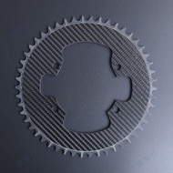 Carbon Fiber Crankset 105 UT DA Road Bike Disc 4 Claw R7100 R8100 R9100 Single