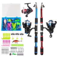 Crazyfly Fishing Rod Complete Set 1.8M Fishing Rod and 200 Fishing Reel with Fishing Accessories Set