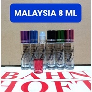 MALAYSIA 8 PERDUSML. ROLL ON PRINTING BOTTLE 8 ML, MALAYSIA BOTTLE 8 ML. PRICE PER CARTON CONTENTS 6