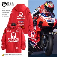 🏎️ กีฬากลางแจ้ง Loungewear Ducati Alma Pramac Racing ทีม Motogp โรงงาน ทีม เสื้อสูทแข่งมอเตอร์ไซค์ เสื้อแจ็คเก็ต เสื้อผ้าสบาย ๆ เสื้อยืด