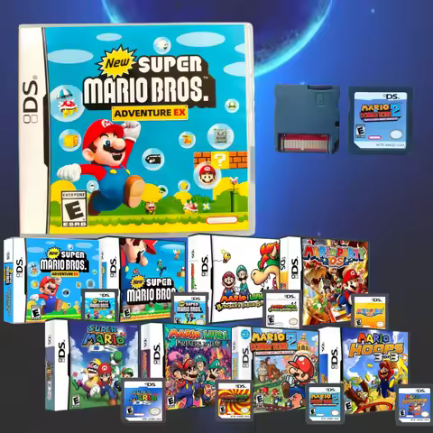 hot Game Card Mario Party Luigi Adventure EX Mario VS Donkey Kong 2 USA Version Video Game Console C