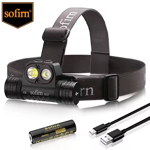 Sofirn HS20 Headlamp 2700lm USB C Rechargeable8 Powerful Headlight with Spotlight&Floodlight Dual Sw