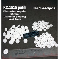 Plastic snap button 1515 snap button-1 pack (1.440 sets)