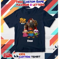 Didi & Friends The Movie Design Kids Adult Cotton Tshirt Kanak-kanak lelaki perempuan FREE Custom Na