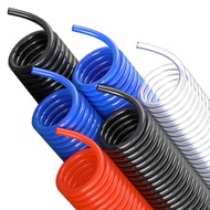 PU Air Compressor Spiral Hose Pneumatic Tube 3-15m 6x4 8x5 10x6.5 12x8mm | Hos Angin PU | PU气管