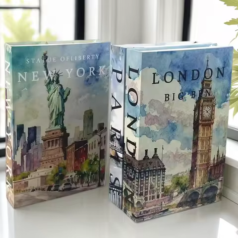 Architecture Fake Books For Decoration Luxury Decorative Books Box Coffee Table Bedroom Bookshelf Ho