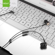 Original Golf  GF-M21 In-Ear Stereo EarphoneWired In-ear Earphone 3.5mm Audio Plug 135 degree Design
