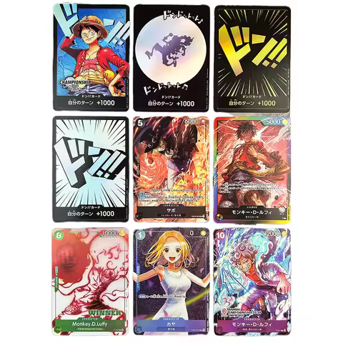 Anime Cards One Piece OPCG OP05 Nika Luffy Don Ace Sabo Boa Hancock Law Nami Zoro Replica Japanese G