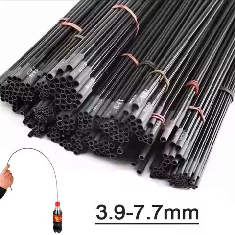 3.9mm-7.7mm 5 pieces 90cm Fishing rod tip Spare sections taiwan fishing rod Big full sizehollow carb