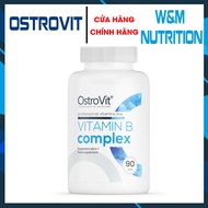 Vitamin B Complex OstroVit 90 Tablets – Supplement B1–B12, Vitamin C & E