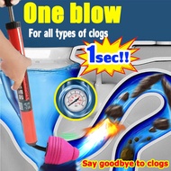 1sec!! unclogging The impact is very strong toilet pump plunger for age clogged remover sink pipe an