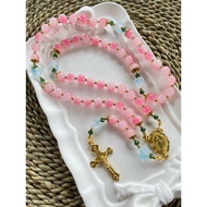 Aesthetic Catholic Rosary Necklace, Aesthetic Catholic Rosary Necklace