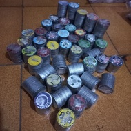 18 pcs Tajos BOGEM Warna Crhome dan Gold / Tajos Besi Tebal / Tajos Gacoan warna emas