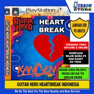 KASET DVD GAME PS 2 / Playstation 2 GUITAR HERO HEARTBREAK INDONESIA