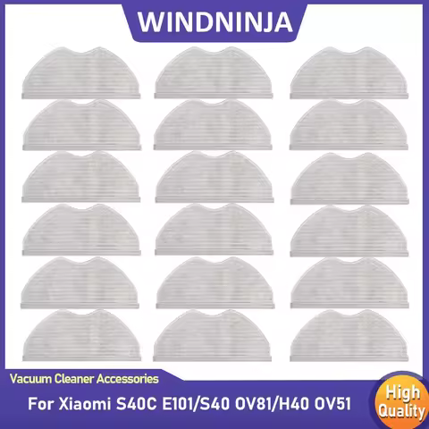 Mop Cloths For Xiaomi S40C E101/S40 OV81/H40 OV51 Robot Vacuum Cleaner Accessories Washable Mop Rags