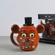 Creative Mug Teddy Bear's Midnight Harem Freddy Doll Mug Funny Ornament Mug Freddy 3D Ceramic Mug