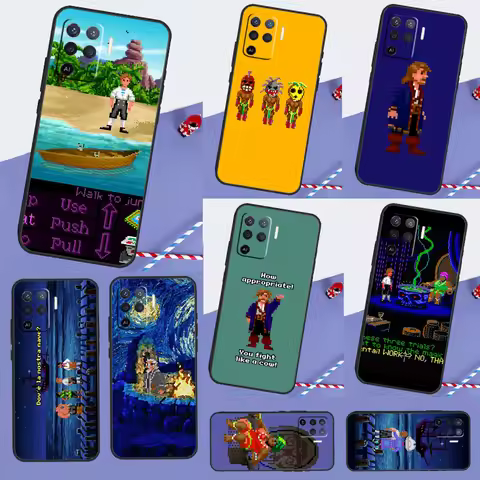 Monkey Island Print Case For OPPO Find X3 X5 Pro Lite A5 A9 A31 A53 A52 A72 A15 A83 A91 A93 A54 A74 