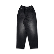 Black ID - Men's Basic Baggy Denim Trousers Black Wash | LP BGY DNM Write Baggy Jeans Men
