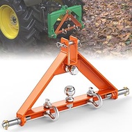 3 Point Trailer Hitch Receiver Quick Hitch Compatible for Category 1 Tractors, 3 Pt Hitch Attachment