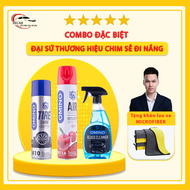 Combo Đặc Biệt Omino Nước Rửa Kính M86 & Xịt Khử Mùi M11 & Xịt Bóng Lốp M10 - Chính Hãng Omino Vietn