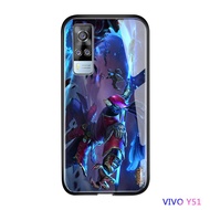 เคสใส่โทรศัพท์สำหรับ VIVO Y31กรณี Vivoy31 2021แฟชั่นฝาครอบเกมมือถือเกมโทรศัพท์กรณี Mobile Legends สำหรับชาย Glossy กระจกเทมเปอร์ฝาหลังปลอก