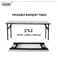 3V Foldable Banquet Table (Width 600mm/ 2')/ Meja Lipat (2x5) (520)
