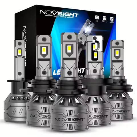 NOVSIGHT N61 General Series Car Headlight Bulbs 9005 9006 9012 H1 H11 H3 H4 H7 13000LM 60W 6500K Bui