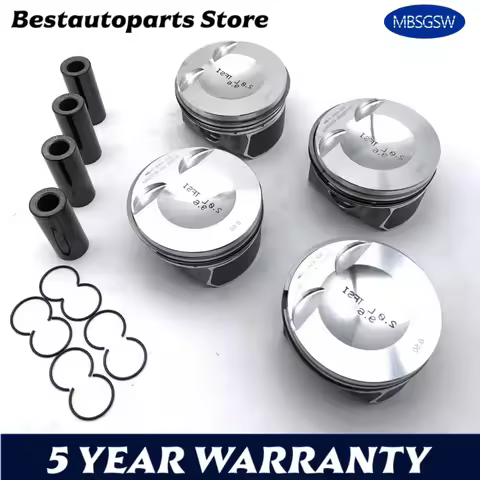 EA888 83mm Aftermarket Pistons With Rings 23mm Pin For AUDI VW EA888 Gen3 2.0T Oversized High Qualit