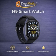 DealPadu H9 Max Smart Watch Bluetooth Call Music Control Sport Fitness Tracker Jam Pintar