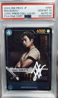 PSA 10 PSA(雙10)ONEPIECE 海賊王真人版簽名Zoro/卓洛/索隆 P-056 Premium Collection -Live Action Edition- card
