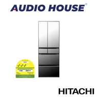 HITACHI R-HW620RS-X 475L 6 DOOR FRIDGE COLOUR: CRYSTAL MIRROR ENERGY LABEL: 3 TICKS DIMENSION: W685xH1833xD738MM 1 YEAR WARRANTY BY HITACHI