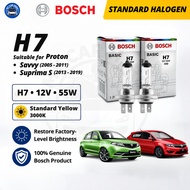 BOSCH Eco H7 Halogen Headlamp Bulb 12V 55W H7 Bulb for Proton Suprima S (2013-2019) / Savvy (2005-20