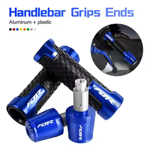 7/8'' Anti-Slip Grip Hand Motorcycle Handlebar Handle Bar Grips End Plugs FOR YAMAHA FJR1300 FJR 130