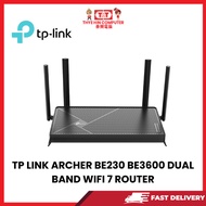 TP LINK ARCHER BE230 BE3600 DUAL BAND WIFI 7 ROUTER