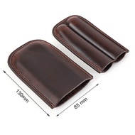 CONTACTS FAMILY Leather Cigar Case Multiple Cigars Sets Storage Portable Cigar Box Humidor Box for T