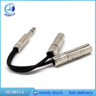[Homyl4] 8" Long 1/4" Jack Male to 2X 6.5mm 1/4" TRS Female Audio Y Splitter Audio Cable