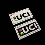 "stock}. UCI World Bicycle League Sticker Road Bike Mountain Bike Sticker Bicycle Frame Front Fork