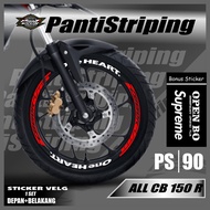 Rim Sticker - Rim Cutting Sticker Cutting Motor CB 150 R
