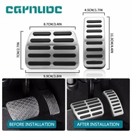 1 set Aluminium Alloy Non Slip No Drill Gas Brake Pedal Cover Pad For Audi TT A1 A2 A3 Pedale for VW