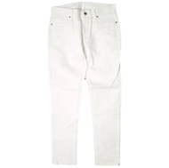 กางเกงยีนส์ e-JEANS ผลิตในญี่ปุ่น รุ่น Okayama Kojima Stretch Tapered White Denim Pants e-L805 ขนาด 