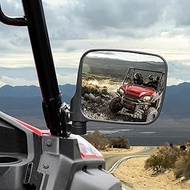 A & UTV PRO Wider Side Mirrors for Pioneer 1000 2016-2023, Adjustable Folding Breakaway Convex Side 