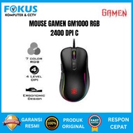 GM1000 RGB 2400 DPI GAME MOUSE