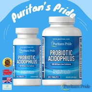 พร้อมส่ง Puritan's Pride Probiotic Acidophilus 100 million อาหารเสริมระบบย่อยอาหาร 100 Caplets