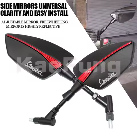 Motorcycle Rearview Mirrors For Vespa Piaggio M8/10 Scooter Accessories Sprint Primavera GTV GTS LT 