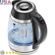 Custom-Temp Electric Kettle 1.8L 1750W Stainless Steel with Tea Inr LED Temperature Control Keep m F
