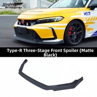 Honda Civic Type R FL5 Front Bumper Lip Spoiler Wide Body Kit Exterior Modification Accessories Smal