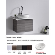 Baron A107 304 Stainless Steel Basin Cabinet With Phoenix Stone Solid Top (Optional)