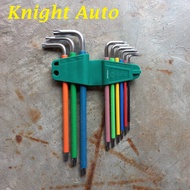 Sata 09702CH 9 Pcs Colour Series Torx Key Set ID32600
