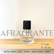 botol parfum marc jacb 30 ml- botol parfum bulat 30ml- botol isi ulang